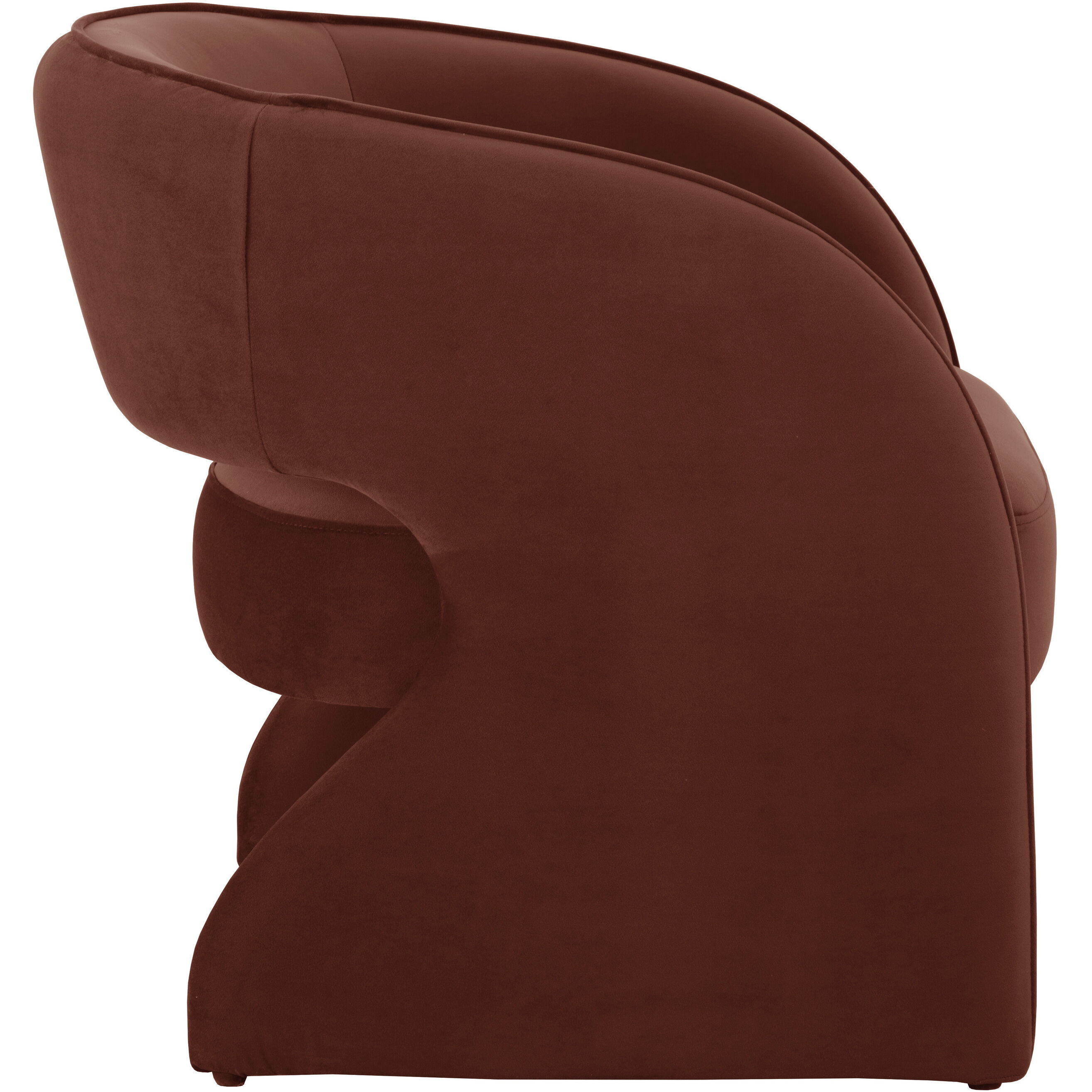 Rosalia Meg Rust Lounge Chair